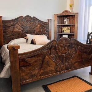 Cama King Size Rústica