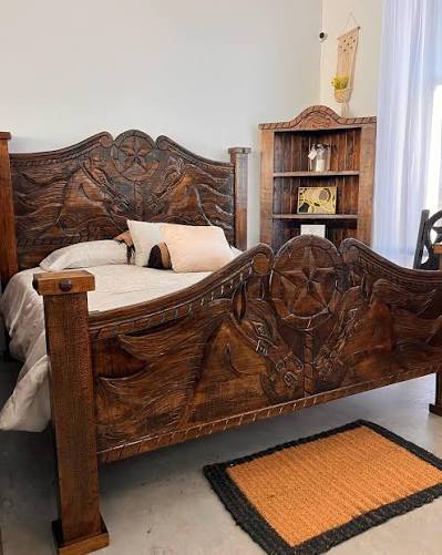 Cama King Size Rústica